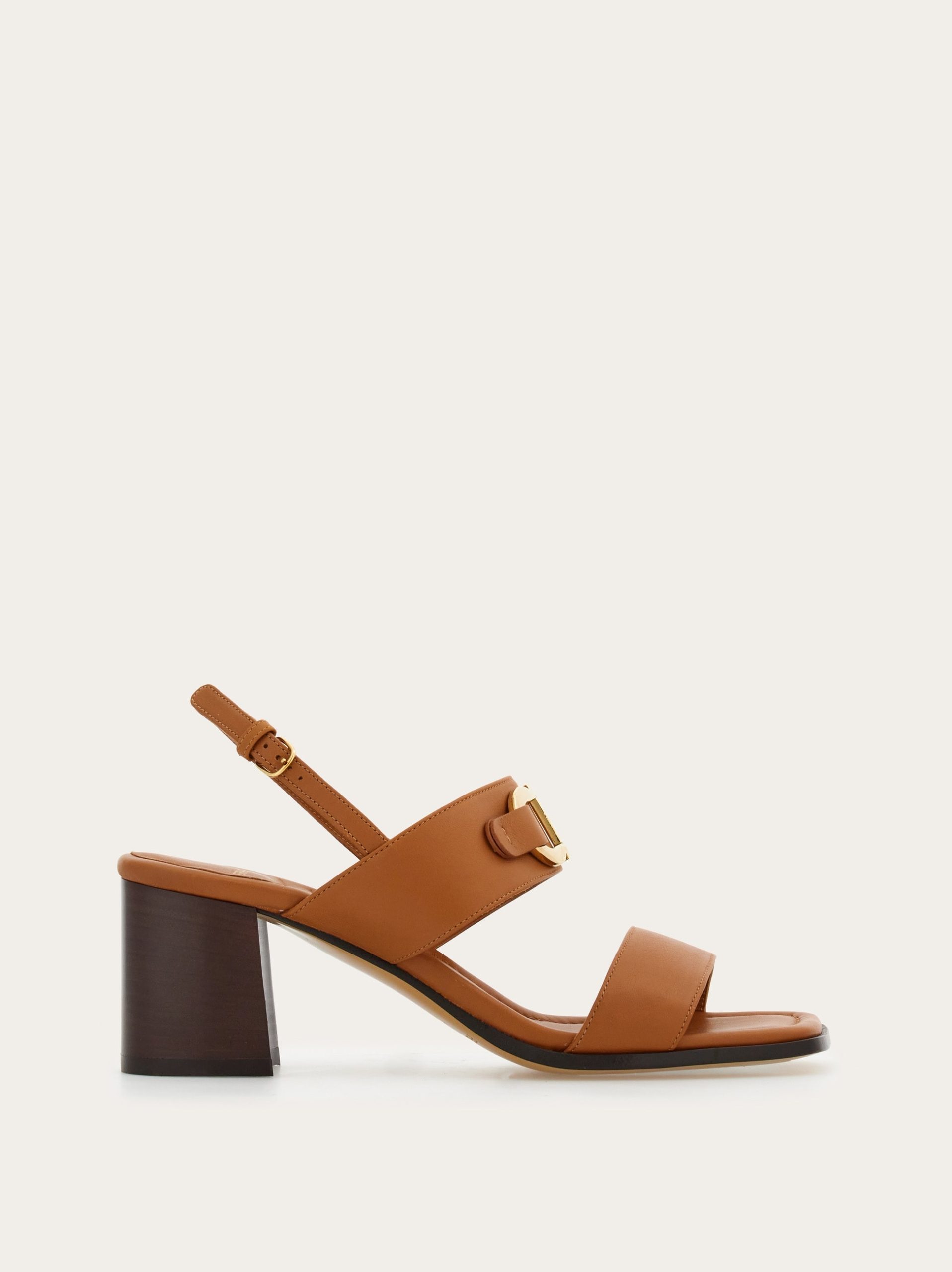Ferragamo Sandal with Gancini ornament - Image 1